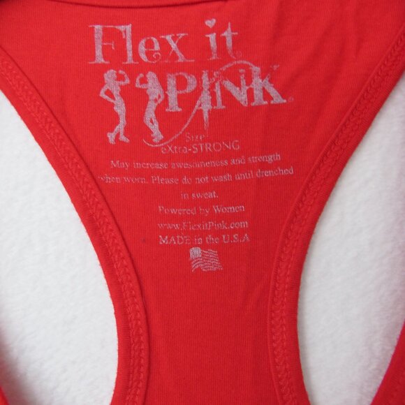 Flex It Pink Sweat Now Tank Top - Picture 3 of 9